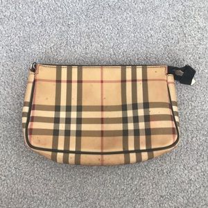 Burberry clutch makeup bag